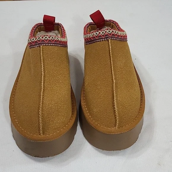 French Connection Womens Chunky Slippers Indoor/Outdoor Faux Fur Sz 7/8 EUC - Picture 4 of 11